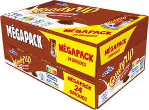 Boisson lactée UHT goût chocolat mégapack - CANDY'UP
