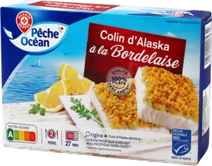 COLIN D'ALASKA À LA BORDELAISE SURGELÉ - PÊCHE OCÉAN