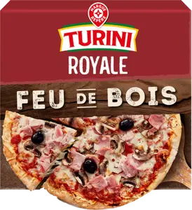 PIZZA ROYALE CUITE AU FEU DE BOIS SURGELÉE - TURINI