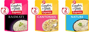 SUR LES PRODUITS PRÉSENTS EN MAGASIN DE LA GAMME RIZ DOYPACK " COMPTOIR DU GRAIN "