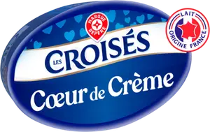 OVALE COEUR DE CRÈME 30% MAT. GR. - LES CROISÉS