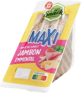 SANDWICH MAXI JAMBON EMMENTAL - CÔTÉ SNACK