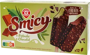 12 BÂTONNETS DE GLACE CHOCOLAT PISTACHE - SMICY