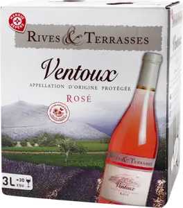 AOP VENTOUX ROSÉ - RIVES ET TERRASSES