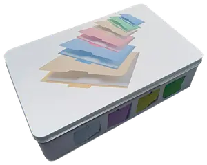BOÎTE METAL RECTANGLE - METALTEX