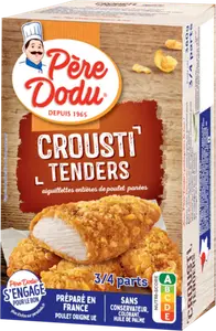 Aiguillettes de poulet panées Crousti tenders - Père Dodu