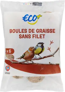 SACHET DE 6 BOULES DE GRAISSES - ECO+