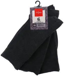 LOT DE 3 PAIRES DE CHAUSSETTES HOMME - TISSAIA