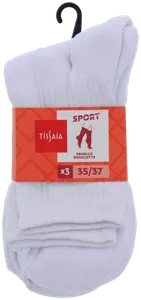 LOT DE 3 PAIRES DE CHAUSSETTES DE SPORT HOMME OU FEMME - TISSAIA