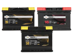 SUR LES PRODUITS PRÉSENTS EN MAGASIN DE LA GAMME DE BATTERIES AUTO "TECH9"