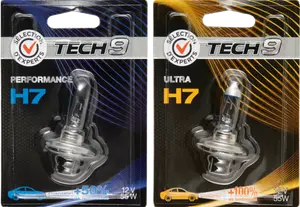 sur les produits présents en magasin de la gamme ampoules auto "TECH9"