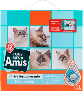 LITIÈRE PURETÉ AGGLOMÉRANTE "TOUS MES AMIS"