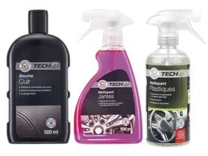 SUR LES PRODUITS PRÉSENTS EN MAGASIN DE LA GAMME DE PRODUITS D'ENTRETIEN "TECH9"