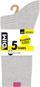 LOT DE 5 PAIRES DE CHAUSSETTES HOMME OU FEMME - DIM