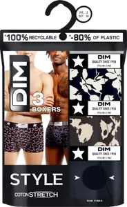 LOT DE 3 BOXERS HOMME - DIM