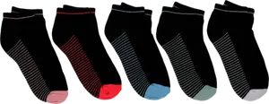 LOT DE 5 PAIRES DE CHAUSSETTES SPORT ULTRACOURTES FEMME - TISSAIA