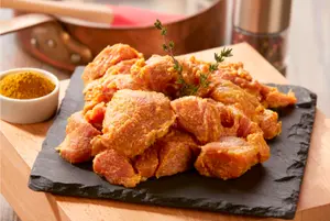 PORC : Emincés de porc caramel / curry