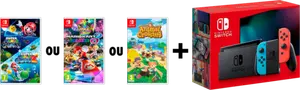 CONSOLE SWITCH + 1 JEU AU CHOIX