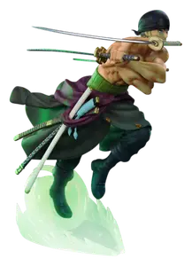 FIGURINE LUFFY OU ZORO PHOSPHORESCENTE