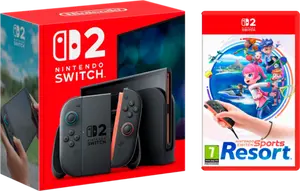 CONSOLE NINTENDO SWITCH 2 + NINTENDO SWITCH SPORTS RESORT