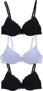 LOT DE 3 SOUTIENS-GORGE AVEC COQUES - ECO+
