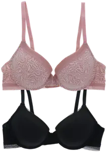 LOT DE 2 SOUTIEN-GORGE AVEC COQUES - ECO+