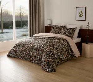 PARURE HOUSSE DE COUETTE 200X200 CM + 2 TAIES D'OREILLER 63X63 CM - TISSAIA