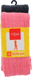 LOT DE 2 COLLANTS ENFANT FILLE - TISSAIA
