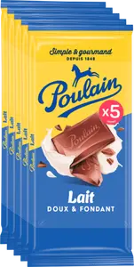 TABLETTES DE CHOCOLAT AU LAIT POULAIN