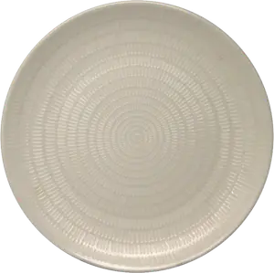 ASSIETTE PLATE "PAROS" BLANCHE Ø27CM - INSEA