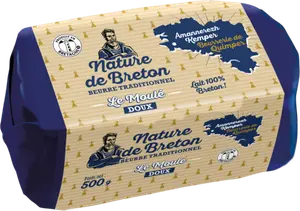 Beurre le moulé doux 82% Mat. Gr. - NATURE DE BRETON