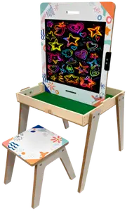 BUREAU TABLEAU 2 EN 1