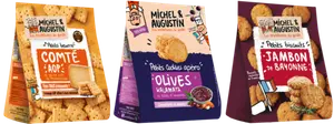 SUR LES PRODUITS PRÉSENTS EN MAGASIN DE LA GAMME BISCUITS APÉRITIFS "MICHEL ET AUGUSTIN"