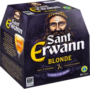 BIÈRE BLONDE D'ABBAYE ORIGINALE - ST ERWANN