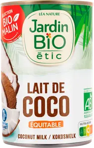 LAIT DE COCO BIO - JARDIN BIO ÉTIC