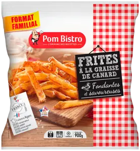 Frites à la graisse de canard surgelées format familial - POM BISTRO