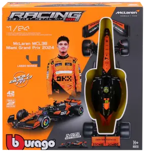 1. COFFRET F1 VéHICULE MCLAREN à CONSTRUIRE 2. COFFRET F1 VéHICULE FERRARI AVEC FIGURINE PILOTE CASQUé - BURAGO