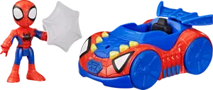Véhicule et figurine