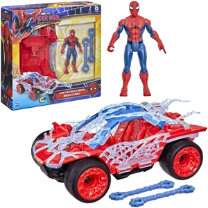 SPIDER-MAN "ACTION VERSE" BUGGY FLEXIBLE - SPIDERMAN