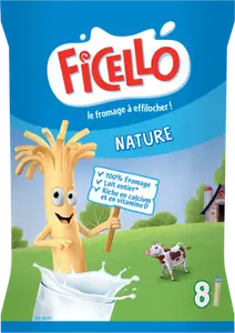 8 bâtonnets Nature 22,5% Mat.Gr. - FICELLO