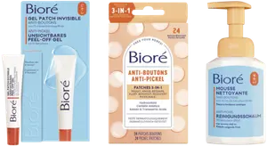 SUR LES PRODUITS PRESENTS EN MAGASIN DE LA GAMME "BIORE"