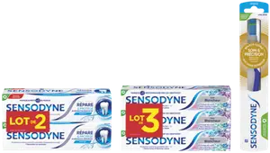 SUR LES PRODUITS PRÉSENTS EN MAGASIN DE LA GAMME “SENSODYNE”.