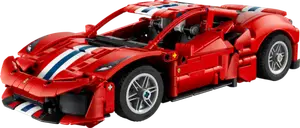 1. Voiture Ferrari 488 PISTA - LEGO