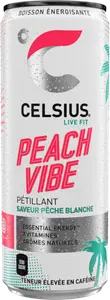 BOISSON ÉNERGISANTE PEACH VIBE - CELSIUS