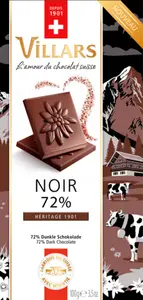 TABLETTE DE CHOCOLAT HÉRITAGE 1901 - VILLARS