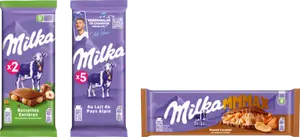 SUR LES PRODUITS PRÉSENTS EN MAGASIN DE LA GAMME "MILKA"