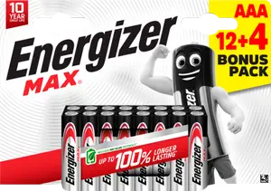 LOT DE PILES MAX x12 + 4 BONUS PACK - ENERGIZER