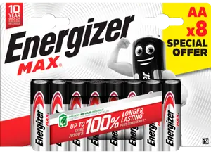 PILES ALCALINES MAX X8 - ENERGIZER