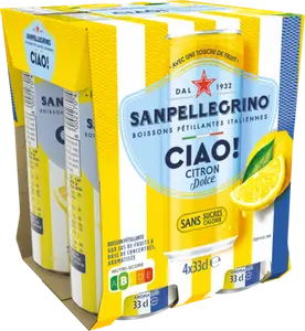 BOISSON PÉTILLANTE ITALIENNE CITRON DOLCE - SAN PELLEGRINO