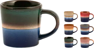 TASSE EXPRESSO "SOHO" BICOLOR 10CL - H&H